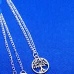 Silver Necklace with an Tree of Life Charm Pendant